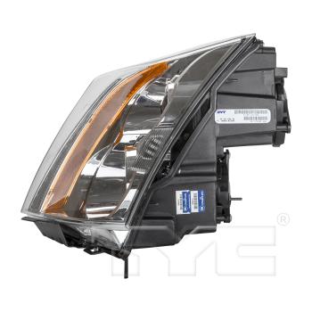2010 Cadillac CTS Headlight Assembly Left TYC 20696200 image 3 of 4