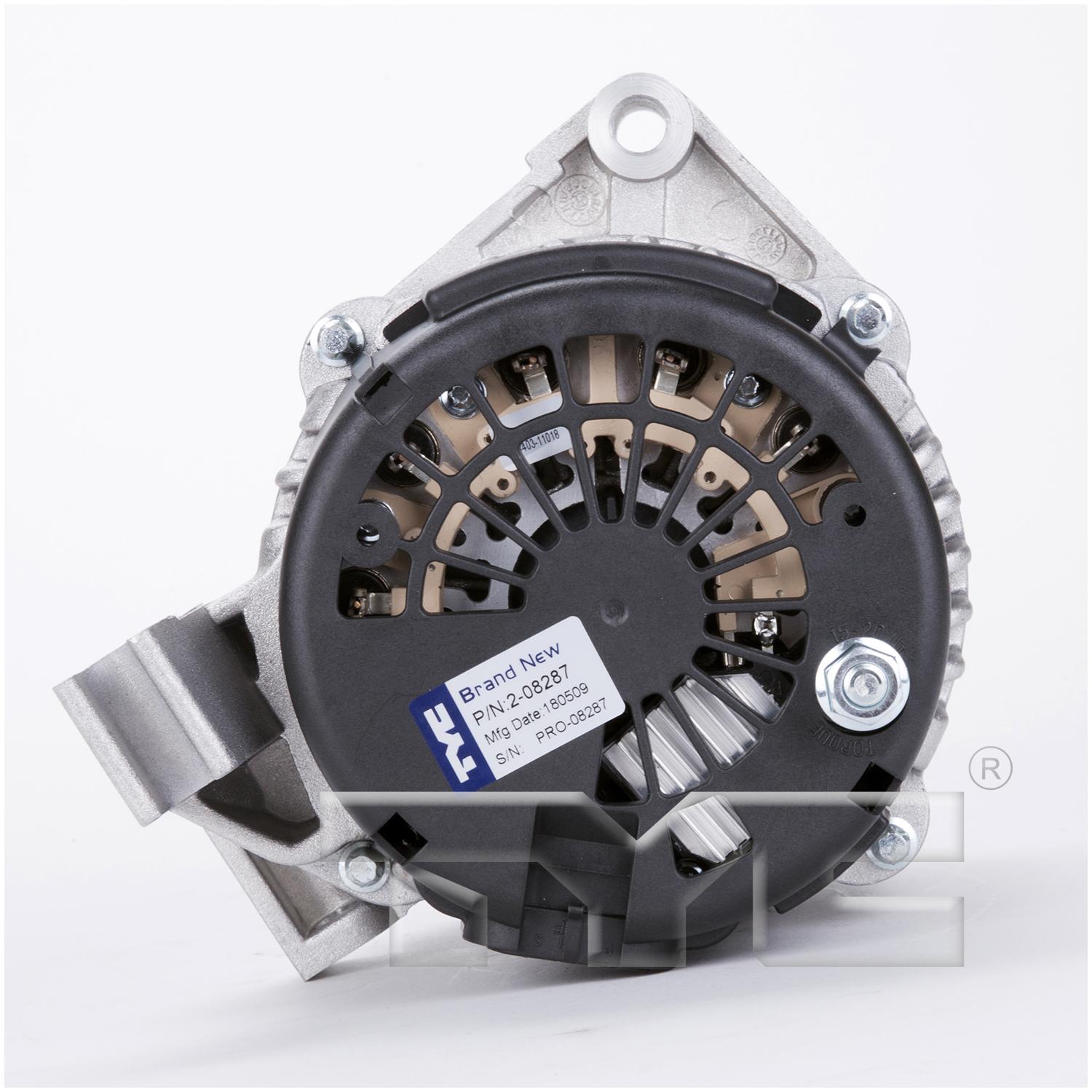 TYC 208287 - Alternator TYC 208287 Alternator product image 4 of 5