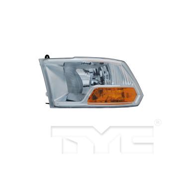2010 Dodge Ram 1500 Headlight Assembly Left TYC 20902800 image 3 of 4