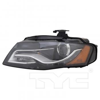 2009 Audi A4 Headlight Assembly Left TYC 209042019 image 1 of 4