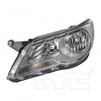2010 Volkswagen Tiguan Headlight Assembly Left TYC 20905200 image 1 of 4
