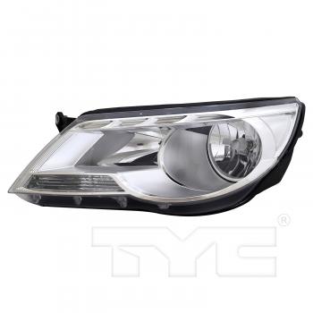 2010 Volkswagen Tiguan Headlight Assembly Left TYC 209052009 image 1 of 4