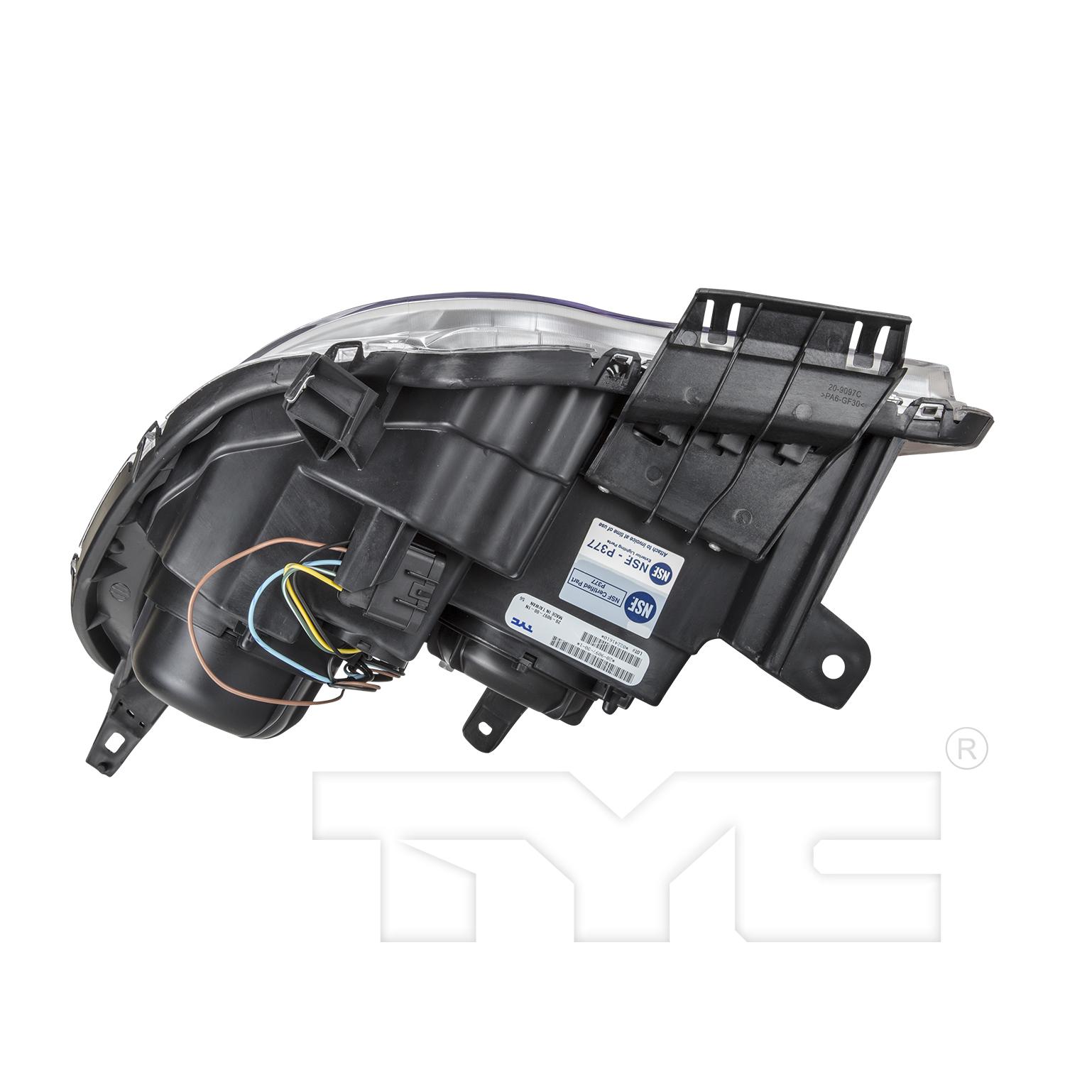 TYC 20909700 Headlight Assembly product image 6 of 6