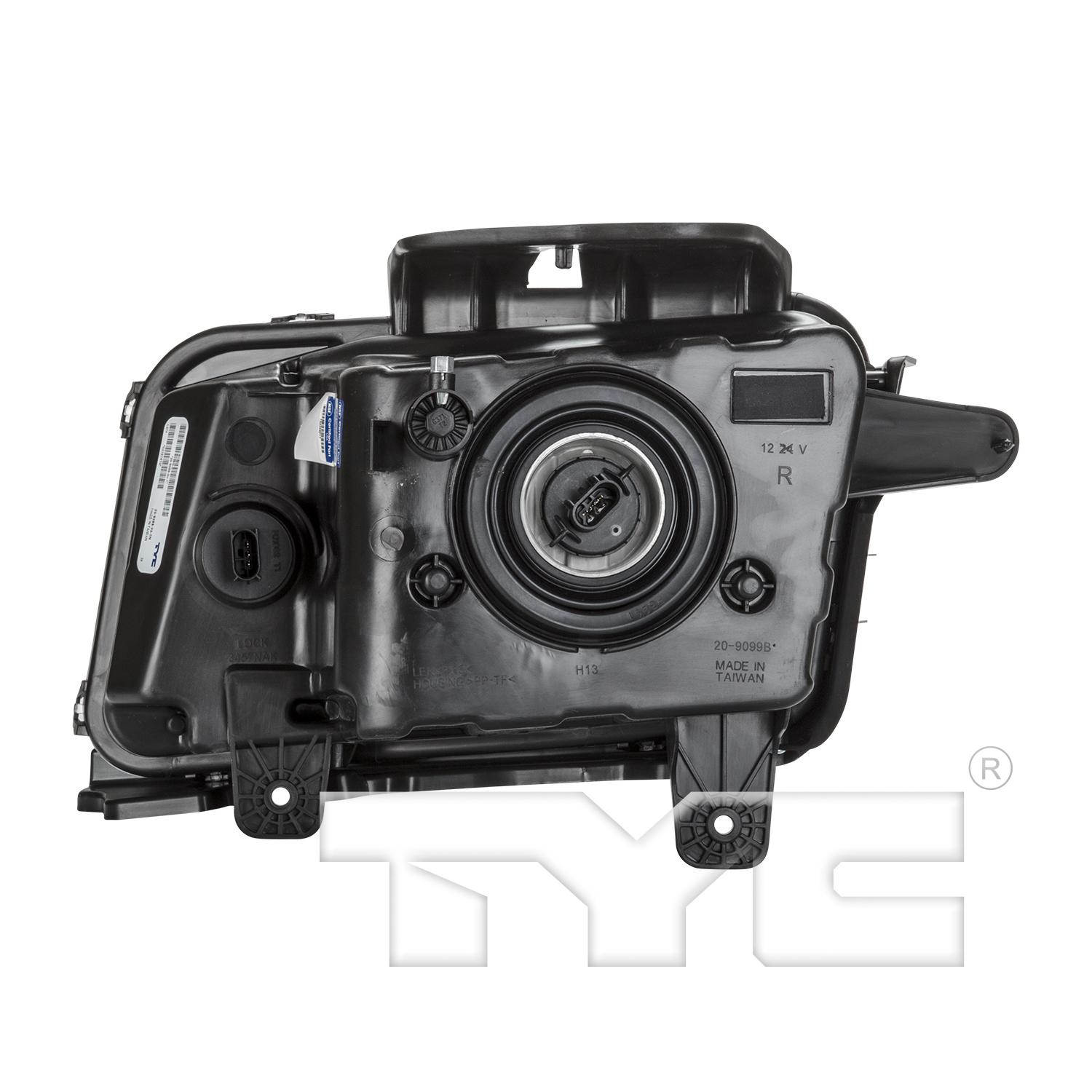 TYC 20909900 Headlight Assembly product image 2 of 6