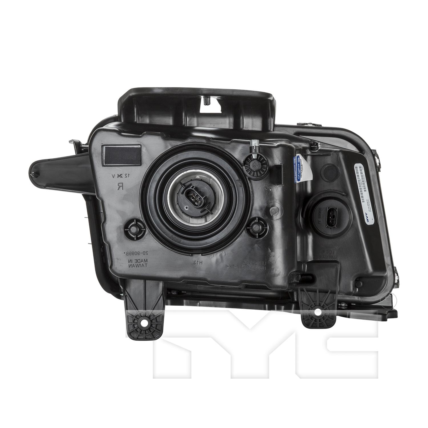 TYC 20910000 Headlight Assembly product image 2 of 6