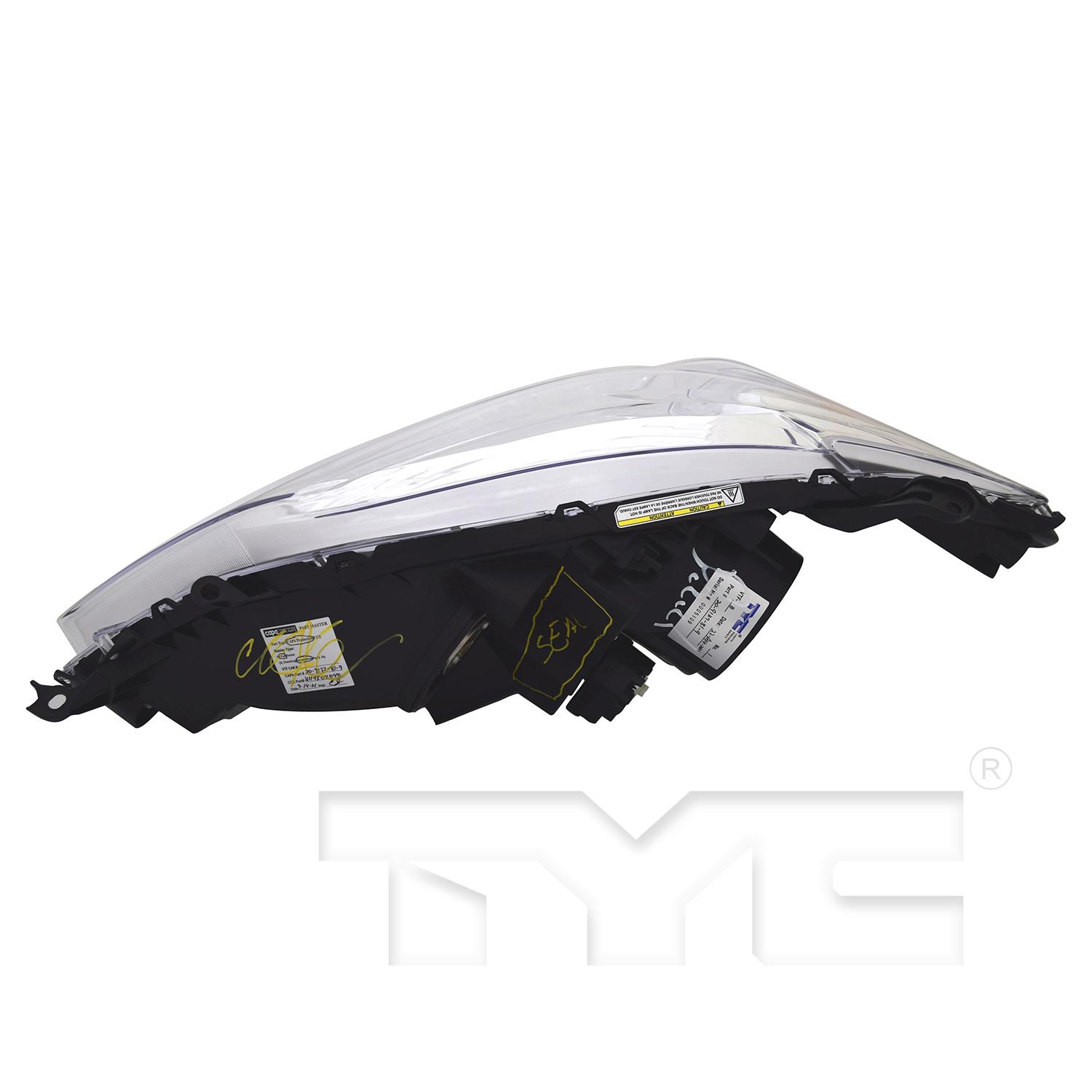 TYC 209137819 - Headlight Assembly TYC 209137819 Headlight Assembly product image 5 of 6