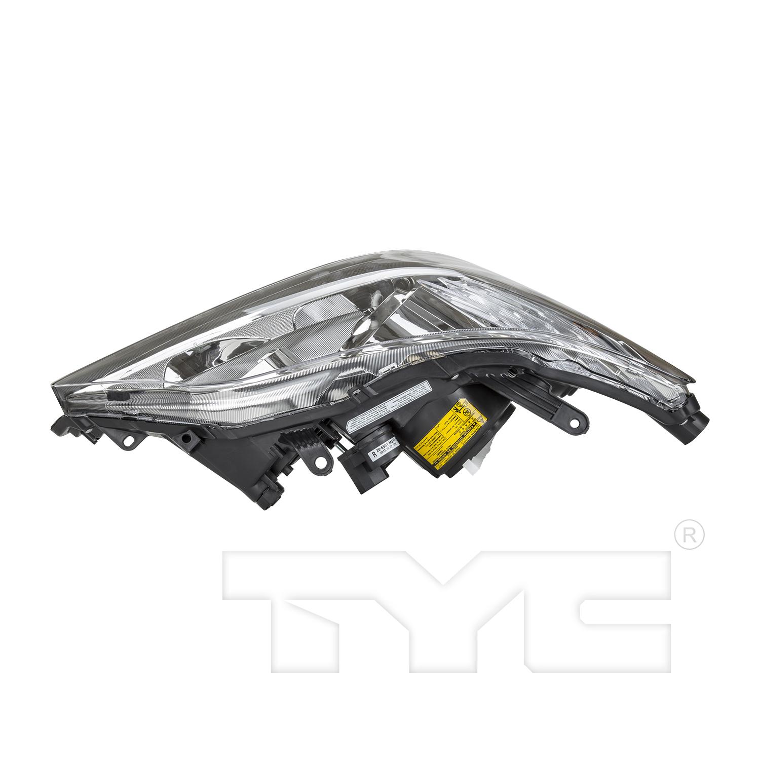 TYC 20916301 - Headlight Assembly TYC 20916301 Headlight Assembly product image 5 of 6