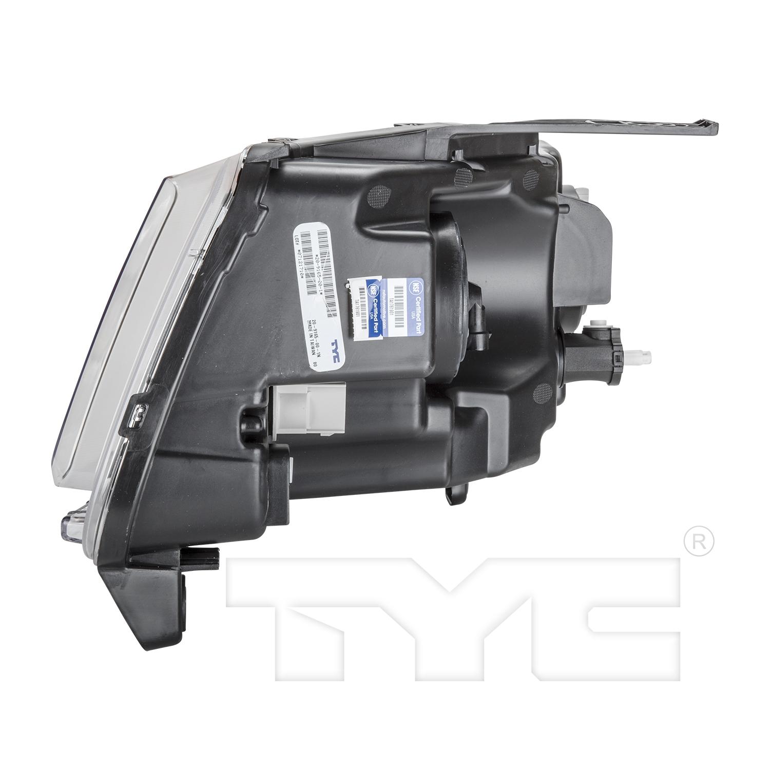 TYC 20916500 - Headlight Assembly TYC 20916500 Headlight Assembly product image 4 of 6