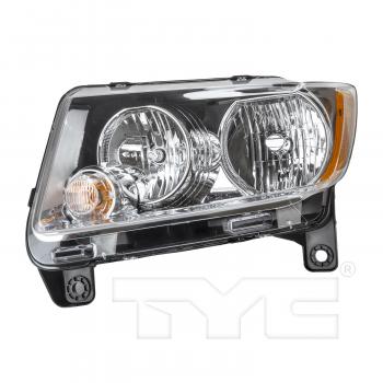 2013 Jeep Grand Cherokee Headlight Assembly Left TYC 20916600 image 1 of 4