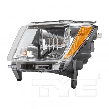 2013 Jeep Grand Cherokee Headlight Assembly Left TYC 20916600 image 3 of 4