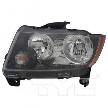 2017 Jeep Compass Headlight Assembly Left TYC 209166809 image 1 of 4