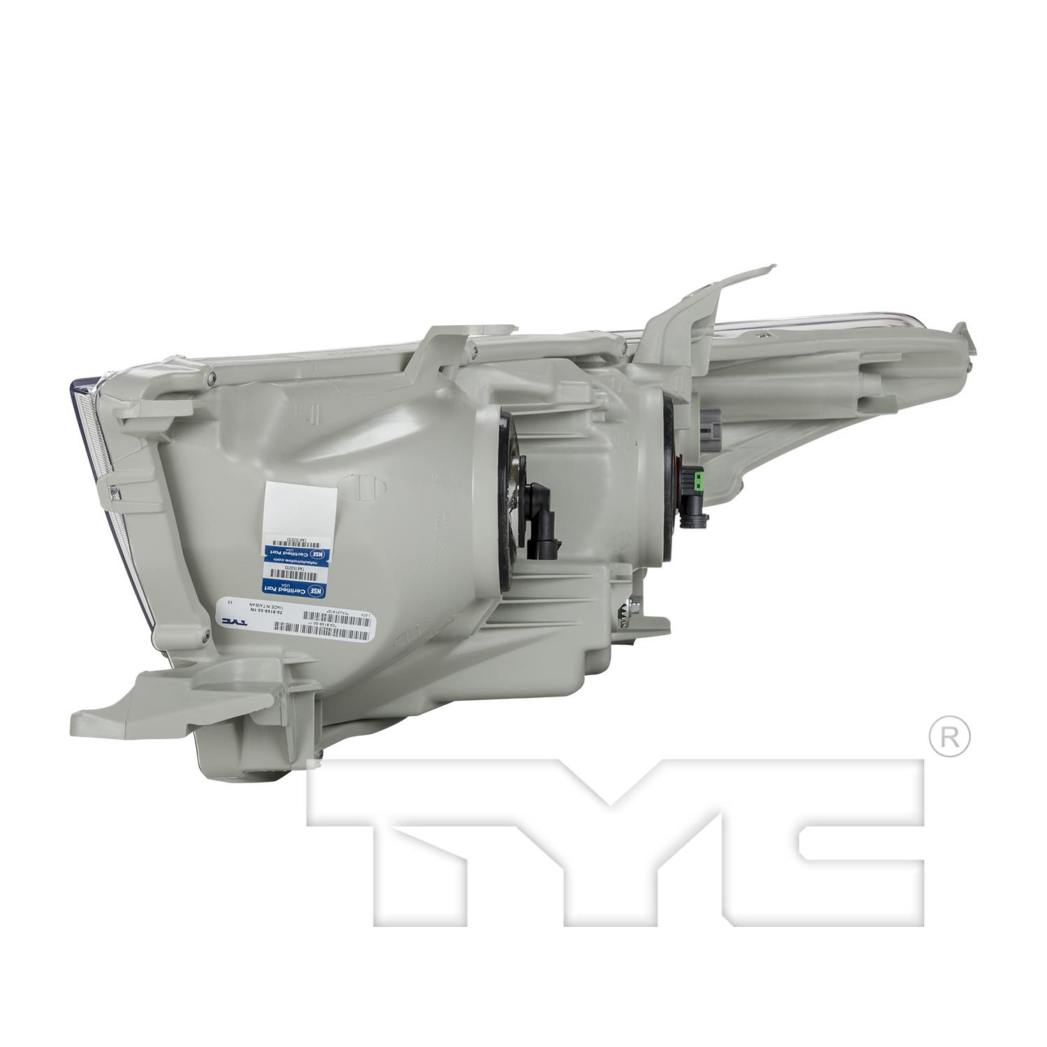 TYC 209169009 - Headlight Assembly TYC 209169009 Headlight Assembly product image 4 of 6
