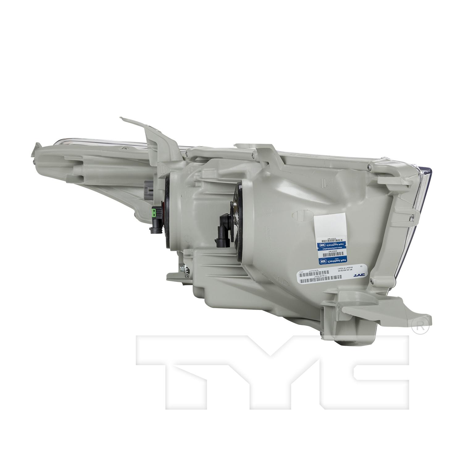 TYC 209170009 - Headlight Assembly TYC 209170009 Headlight Assembly product image 4 of 6