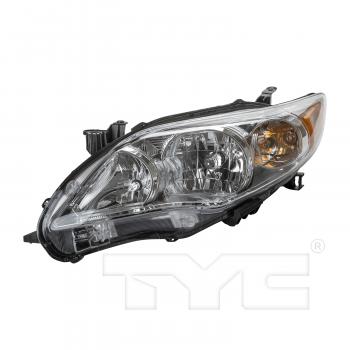 2012 Toyota Corolla Headlight Assembly Left TYC 20919600 image 1 of 2