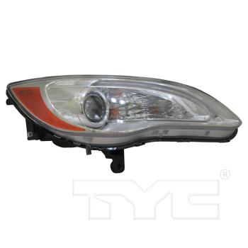 2014 Chrysler 200 Headlight Assembly Right TYC 209197009 image 4 of 4