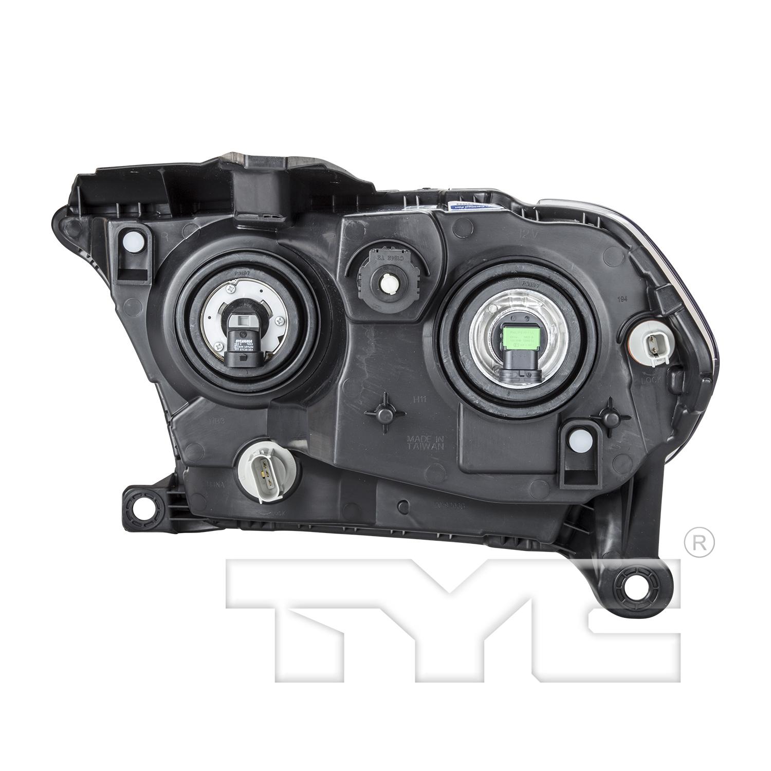 TYC 20920300 Headlight Assembly product image 2 of 6
