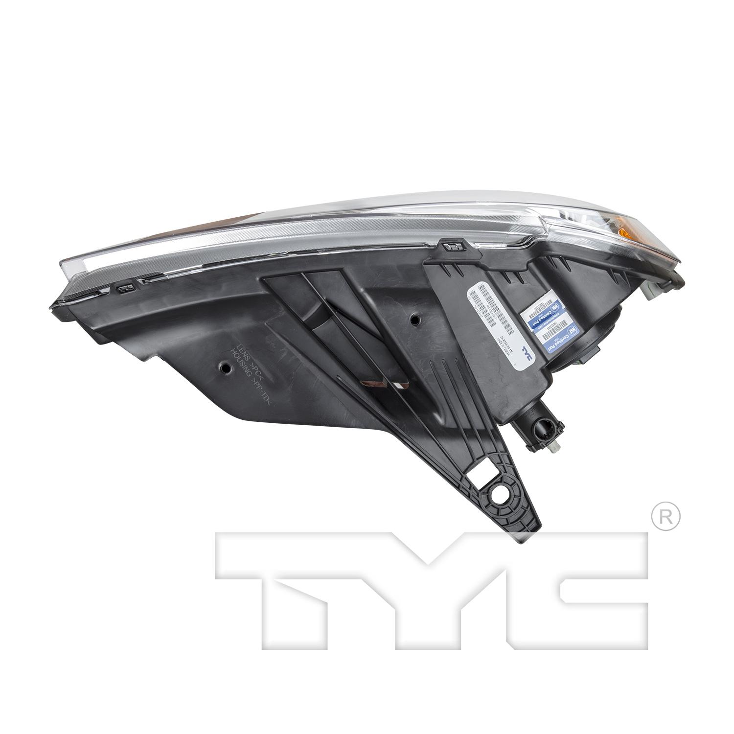 TYC 20920300 Headlight Assembly product image 5 of 6