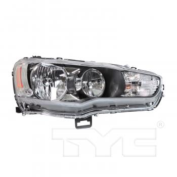 2010 Mitsubishi Lancer Headlight Assembly Right TYC 209257009 image 1 of 4