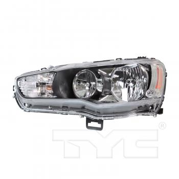 2010 Mitsubishi Lancer Headlight Assembly Left TYC 209258009 image 1 of 4