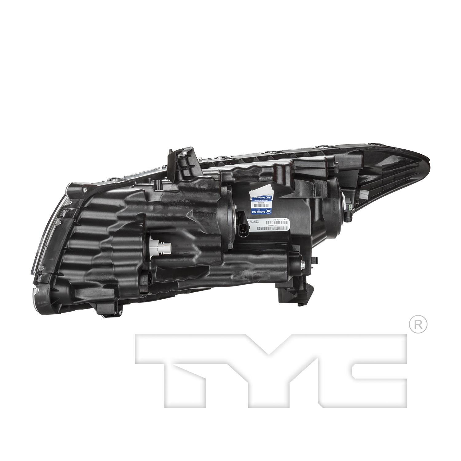 TYC 209269009 Headlight Assembly product image 4 of 6