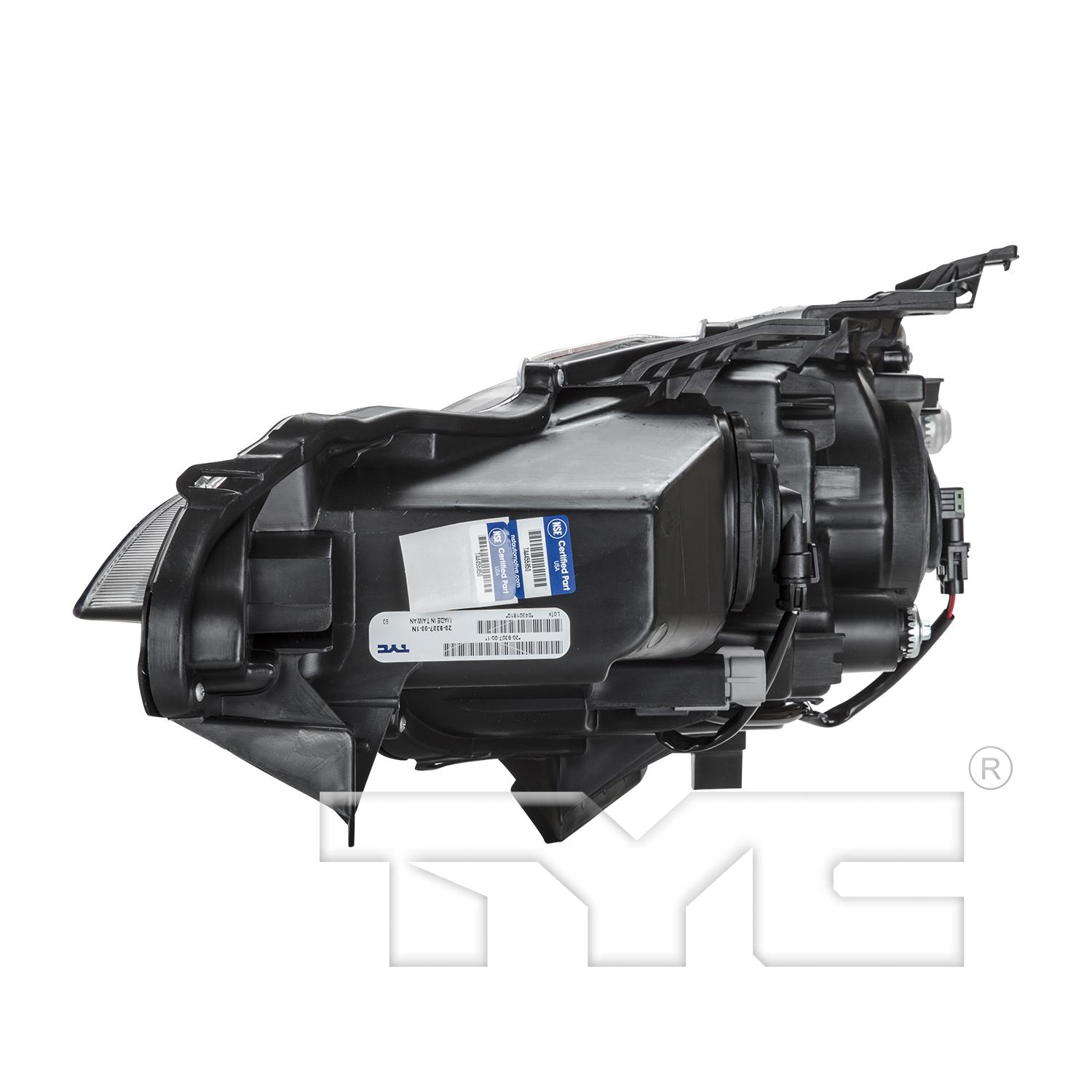 TYC 209307009 Headlight Assembly product image 2 of 4