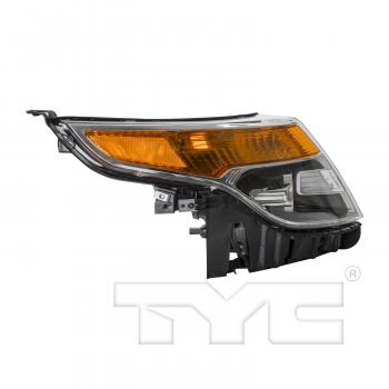 2014 Ford Explorer Headlight Assembly Right TYC 20933900 image 3 of 4