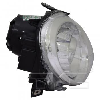 2019 Fiat 500 Headlight Assembly Right TYC 209375009 image 3 of 4