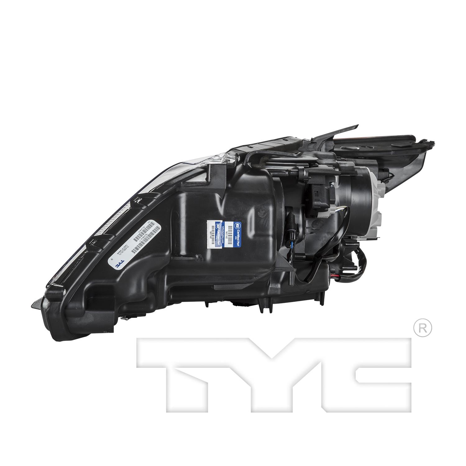 TYC 20938501 - Headlight Assembly TYC 20938501 Headlight Assembly product image 4 of 6