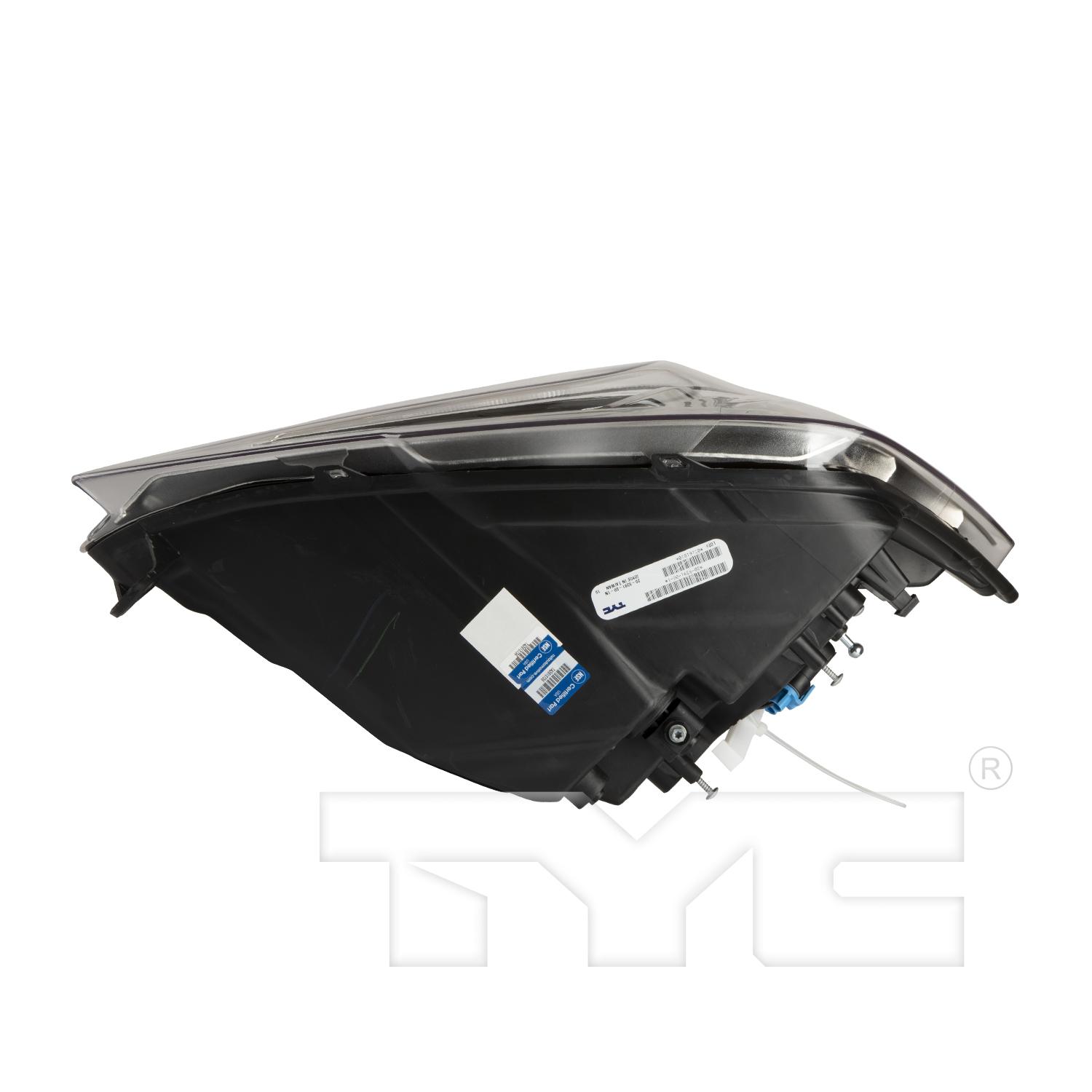 TYC 20939100 Headlight Assembly product image 5 of 6