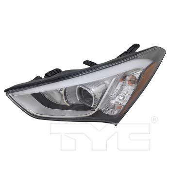2016 Hyundai Santa Fe Sport Headlight Assembly Left TYC 209438009 image 1 of 4