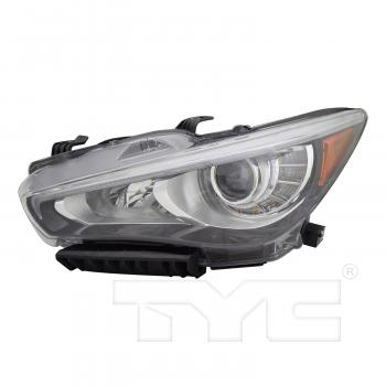 2018 Infiniti Q50 Headlight Assembly Left TYC 20950690 image 1 of 4