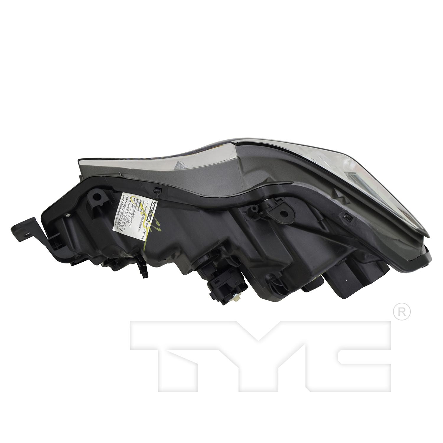 TYC 209525009 - Headlight Assembly TYC 209525009 Headlight Assembly product image 6 of 6