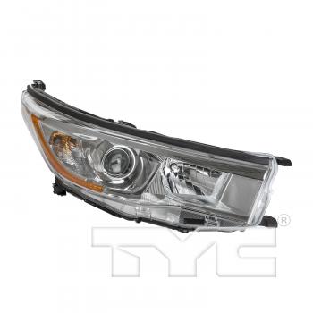 2016 Toyota Highlander Headlight Assembly Right TYC 209543009 image 1 of 4