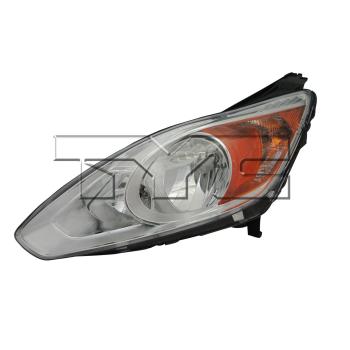 2014 Ford C-Max Headlight Assembly Left TYC 209558009 image 3 of 3