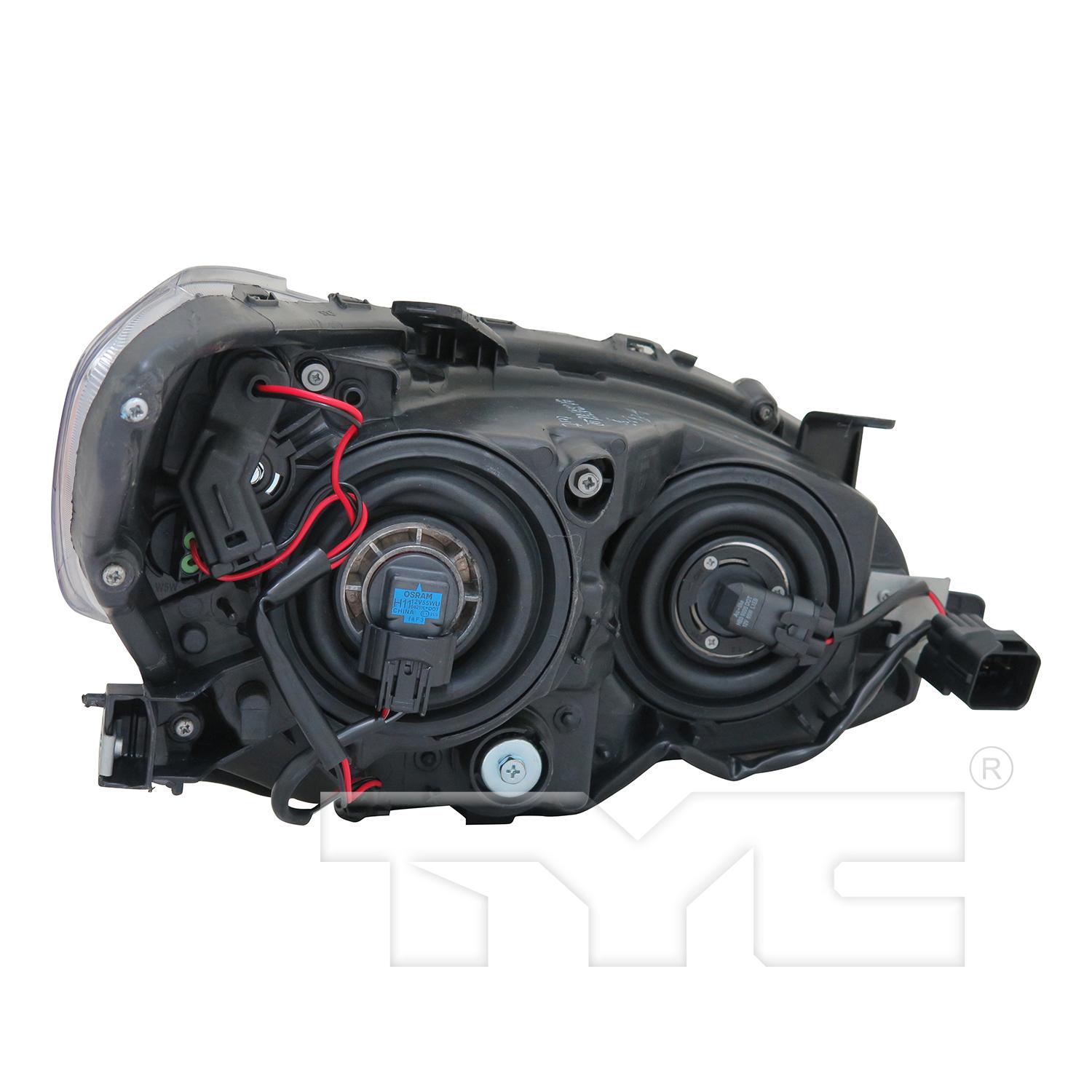TYC 209614009 Headlight Assembly product image 2 of 6
