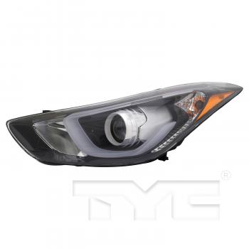 2016 Hyundai Elantra Headlight Assembly Left TYC 209618009 image 1 of 4