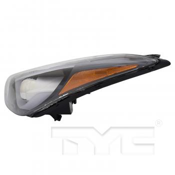 2016 Hyundai Elantra Headlight Assembly Left TYC 209618009 image 3 of 4