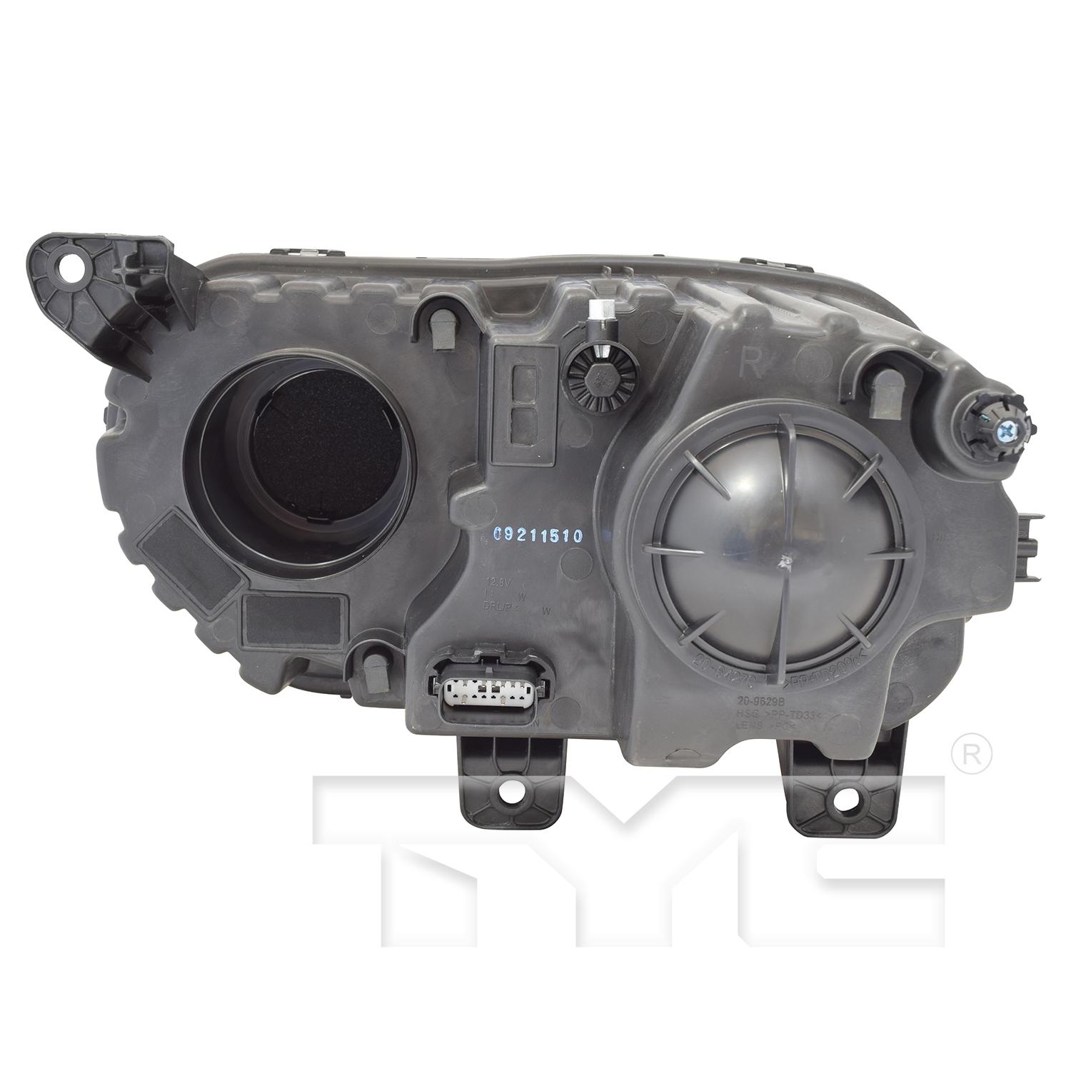 TYC 20962900 - Headlight Assembly TYC 20962900 Headlight Assembly product image 2 of 6