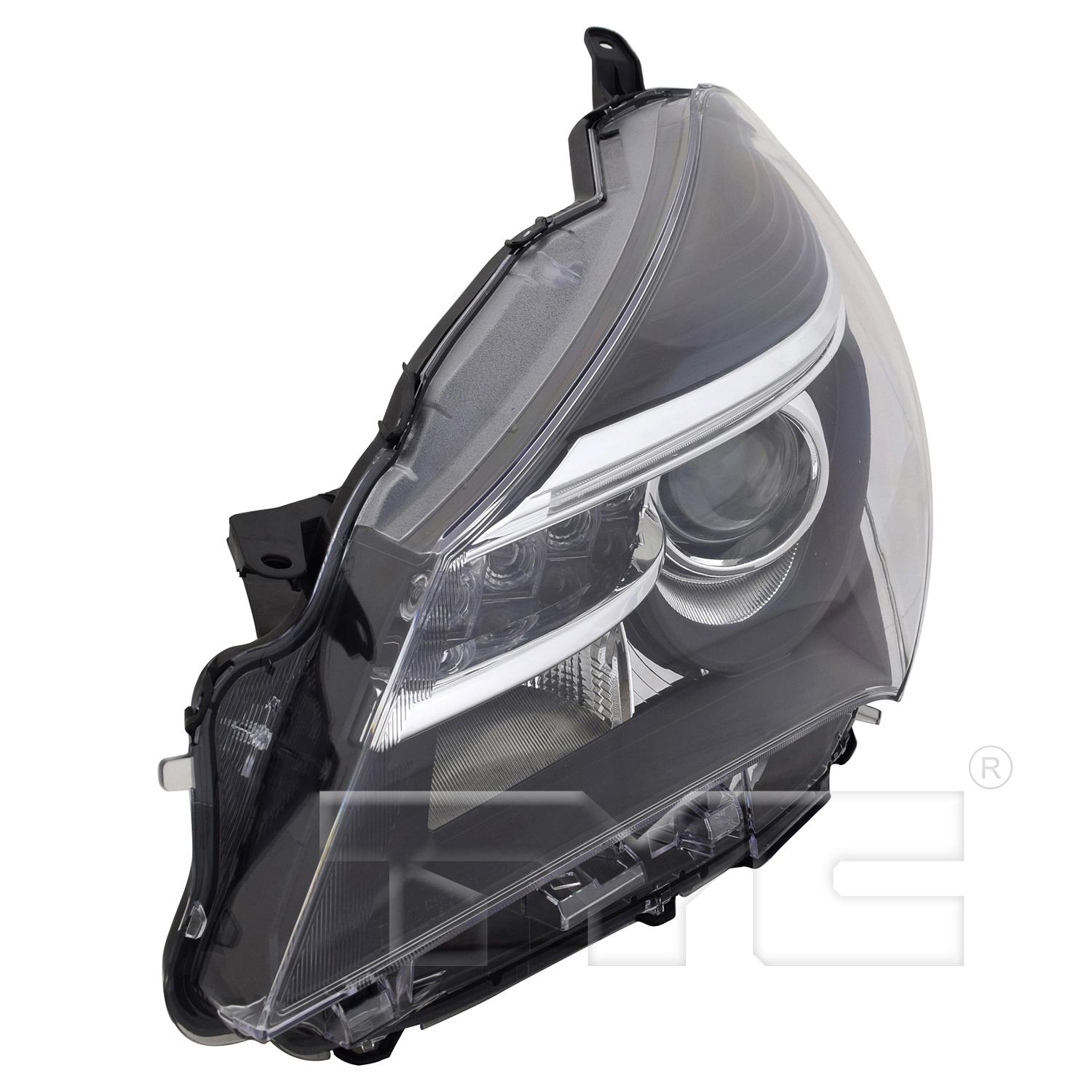 TYC 209634019 Headlight Assembly product image 4 of 6