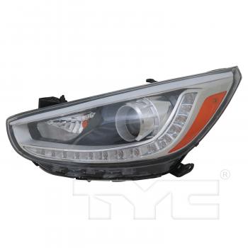 2014 Hyundai Accent Headlight Assembly Left TYC 20968400 image 1 of 4