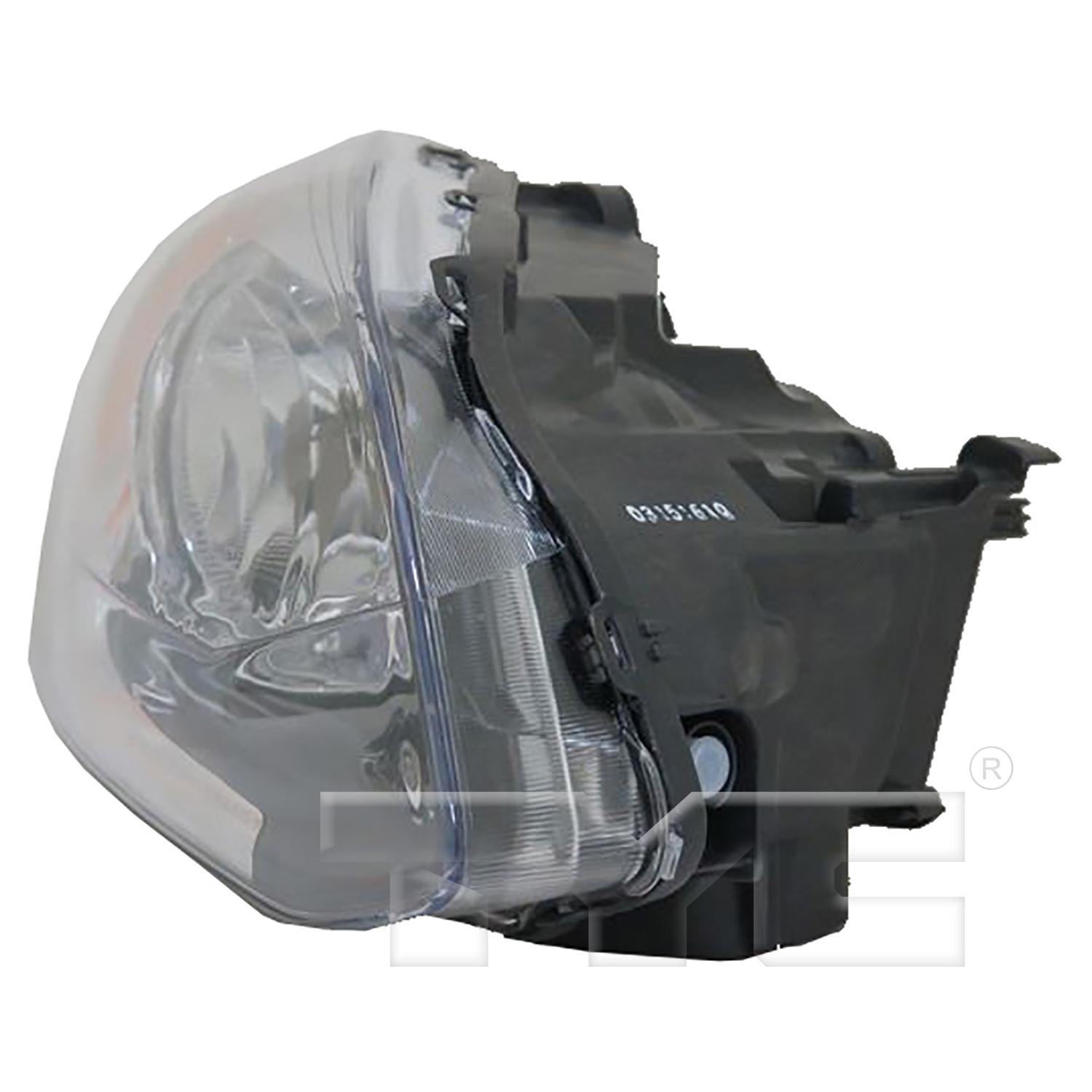 TYC 209703009 Headlight Assembly product image 4 of 6