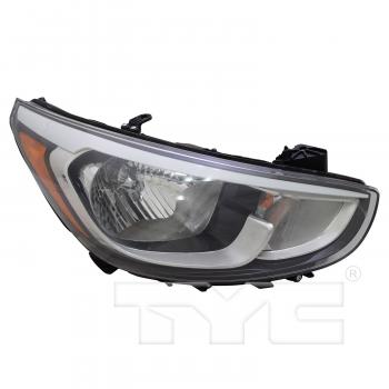 2015 Hyundai Accent Headlight Assembly Right TYC 20971700 image 1 of 4