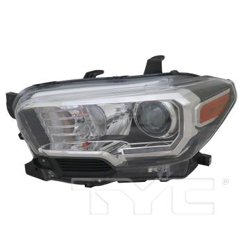2016 Toyota Tacoma Headlight Assembly Left TYC 209750809 image 1 of 4
