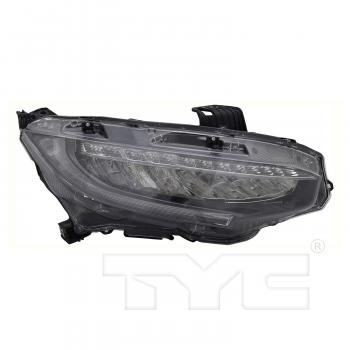 2018 Honda Civic Headlight Assembly Right TYC 20978100 image 1 of 4