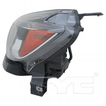 2016 Nissan Sentra Headlight Assembly Left TYC 20979400 image 3 of 4