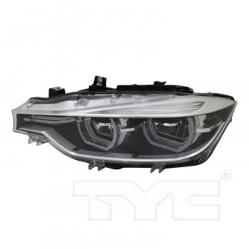 2016 BMW 328d Headlight Assembly Left TYC 20981890 image 1 of 4