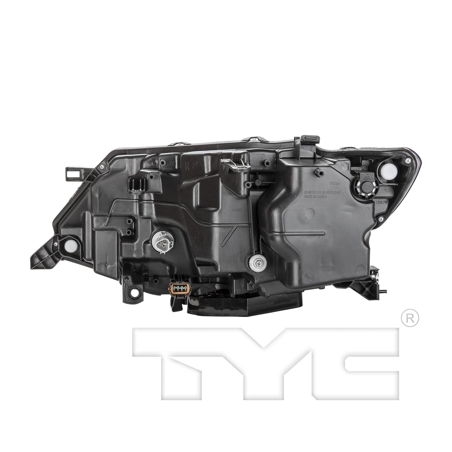TYC 209915009 Headlight Assembly product image 2 of 6