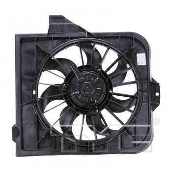 2002 Chrysler Voyager Engine Cooling Fan Assembly Left TYC 600390 image 2 of 3