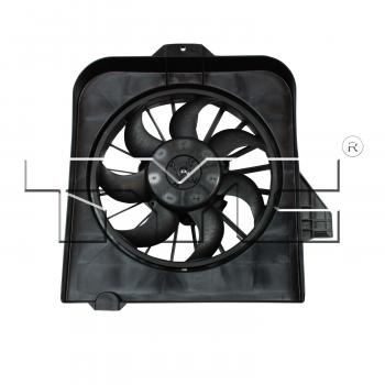 2002 Chrysler Voyager Engine Cooling Fan Assembly Left TYC 600390T image 2 of 3