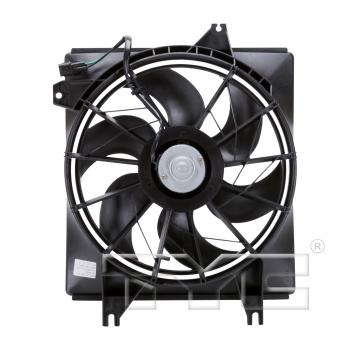 2001 Hyundai Tiburon Engine Cooling Fan Assembly Left TYC 600480 image 2 of 4
